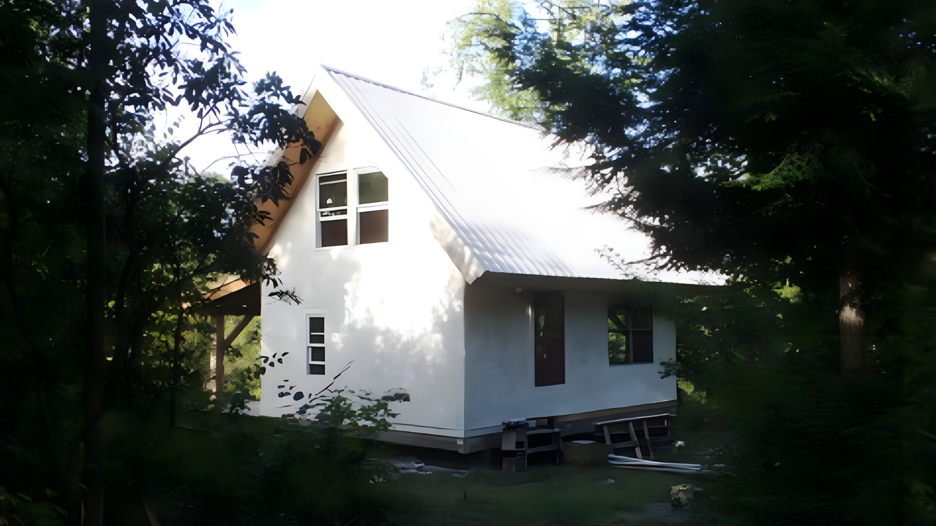Strawbale Cabin building projects.