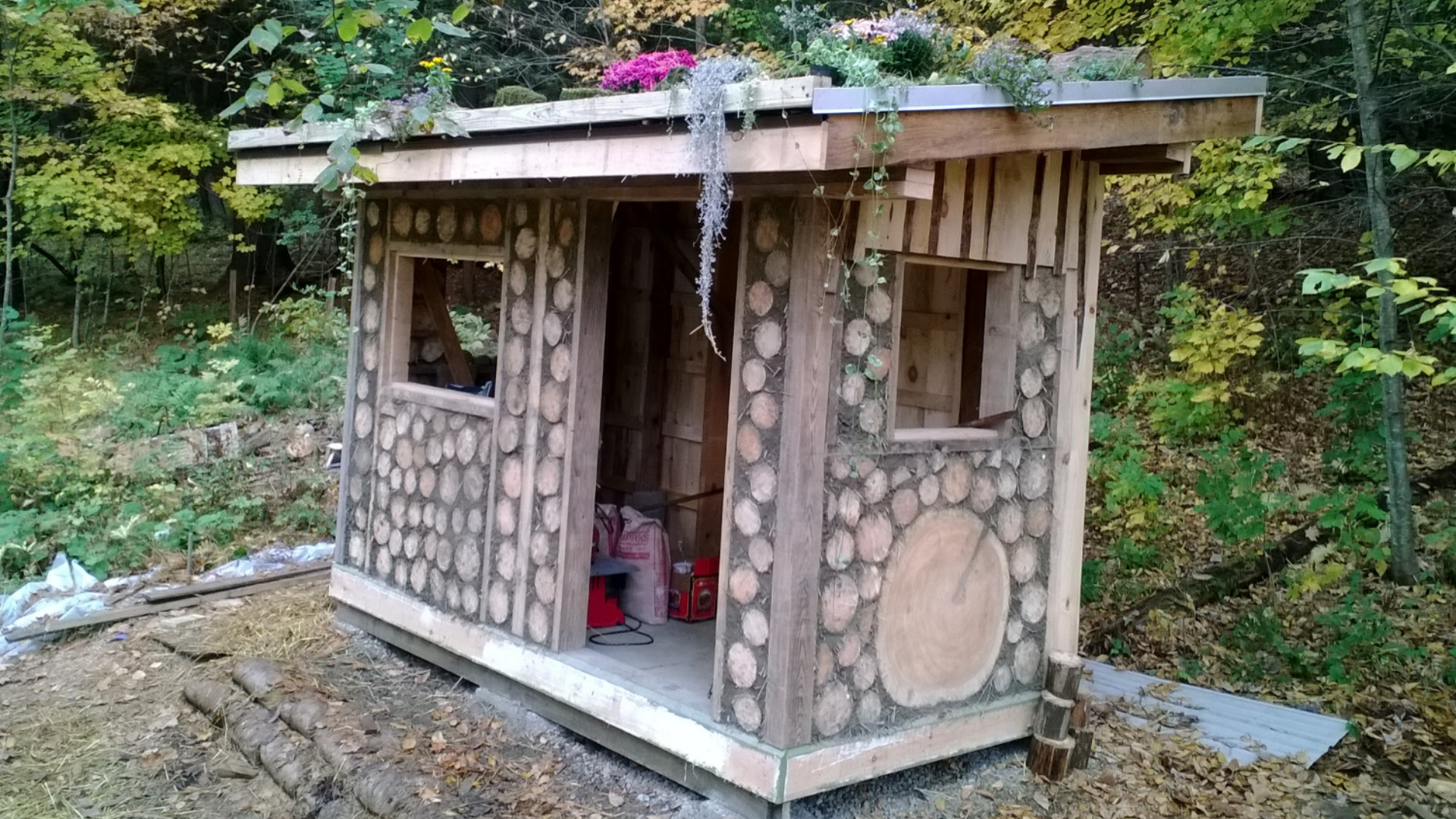 Cob Shed project delivery to show our expertise in the sustainable construction industry.