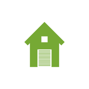 accessory dwelling unit icon for above garage adu