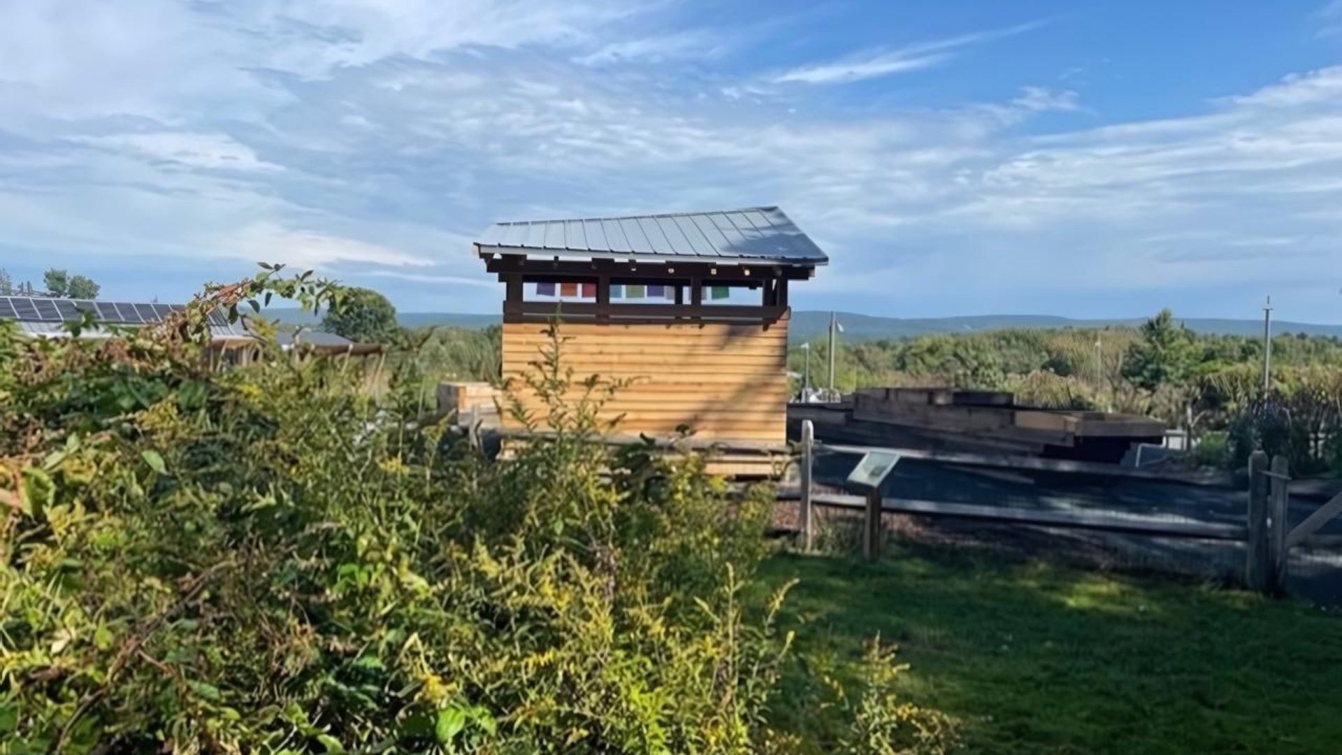 Hitchcock Center Tea House build