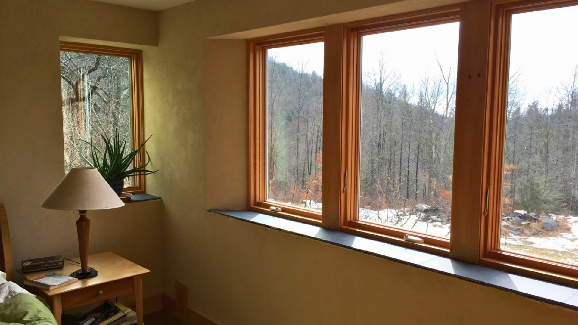 Stowe Farm: Earthen Plaster Walls