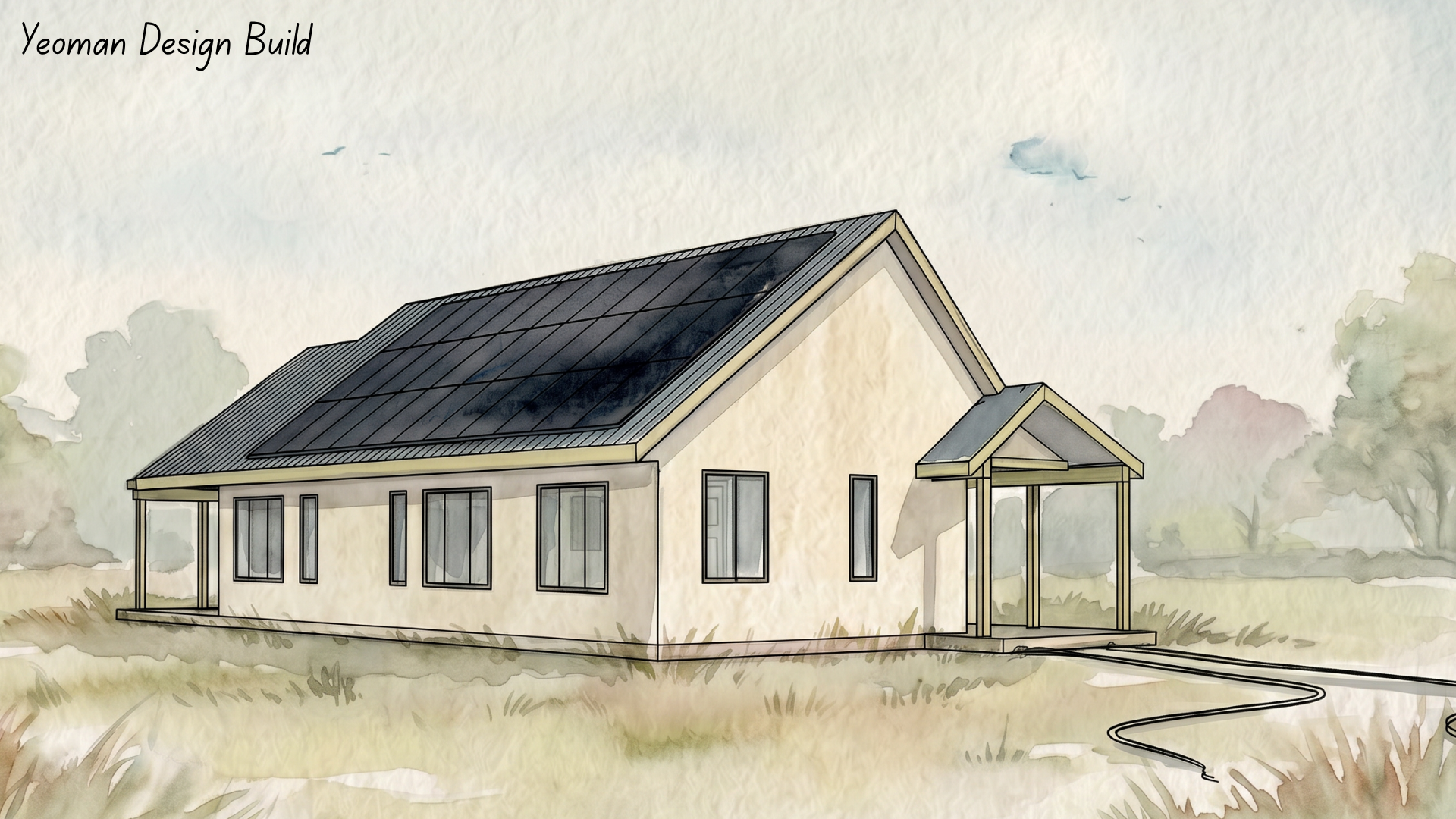 Yeoman Homes Sheiling ADU Back view exterior